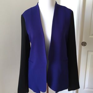 DVF Paulette Jacket in Vivid Blue/Black